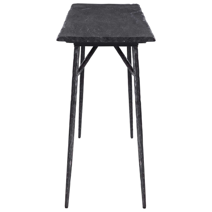 Kaduna - Slate Console Table - Black