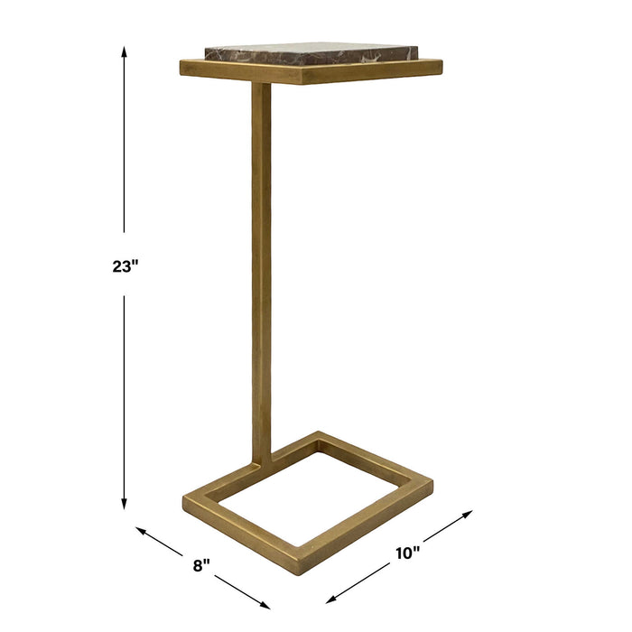 23" Accent Table - Gold