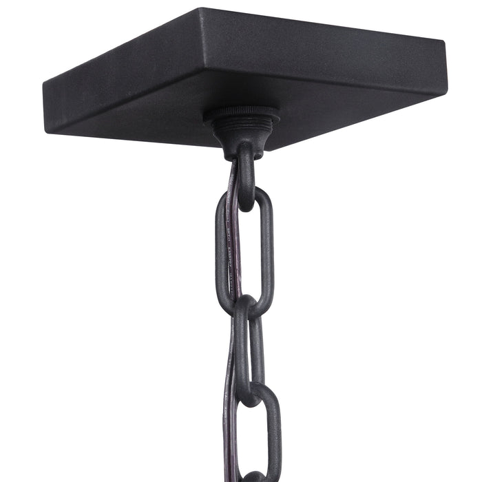 Jarsdel - 1 Light Industrial Mini Pendant - Black