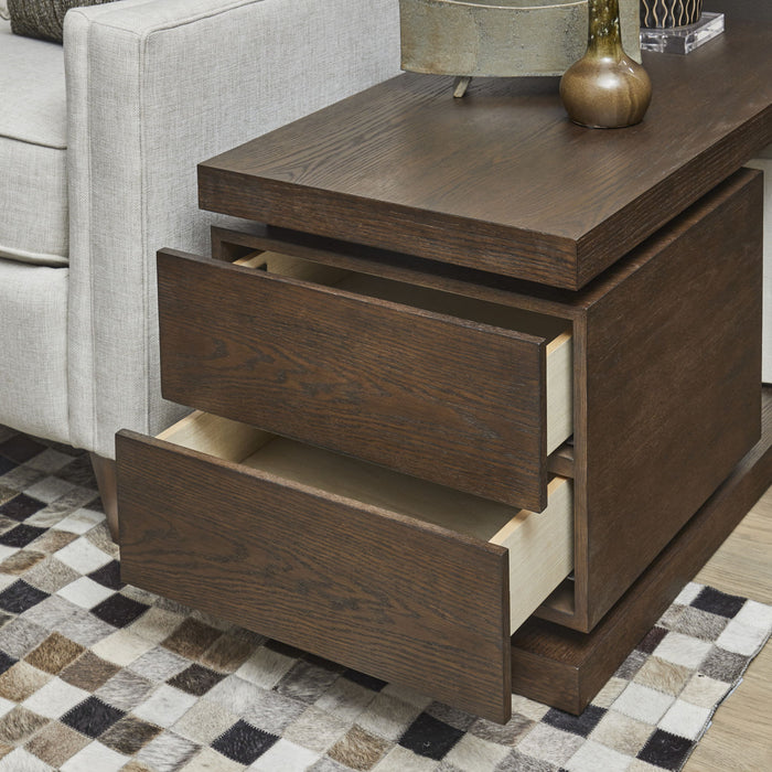 Athens - End Table - Chocolate Brown
