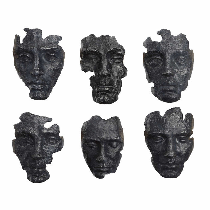 Self-Portrait - Metallic Wall Decor (Set of 6)