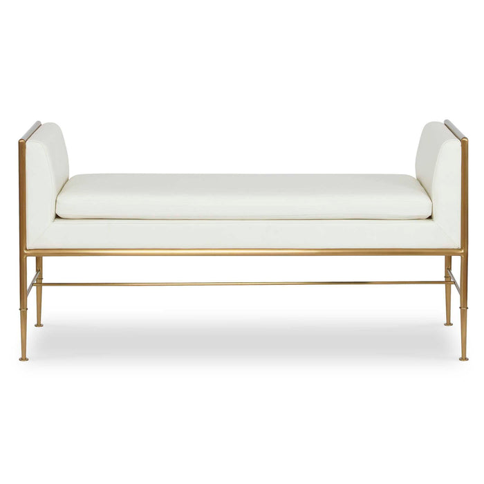 Fretwork - Bench - Brass / White