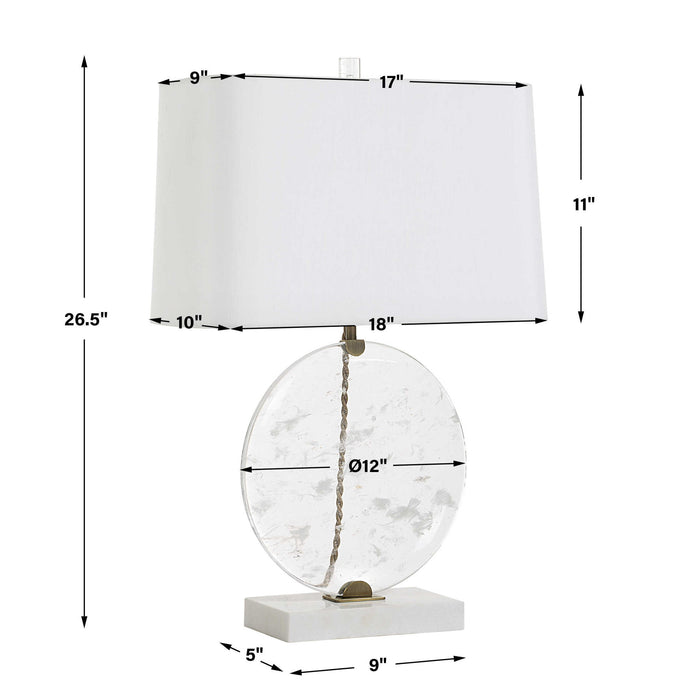 Emblem - Table Lamp - White