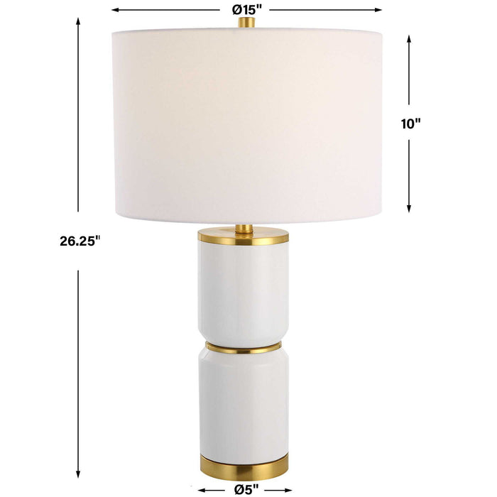 Table Lamp - Gloss White