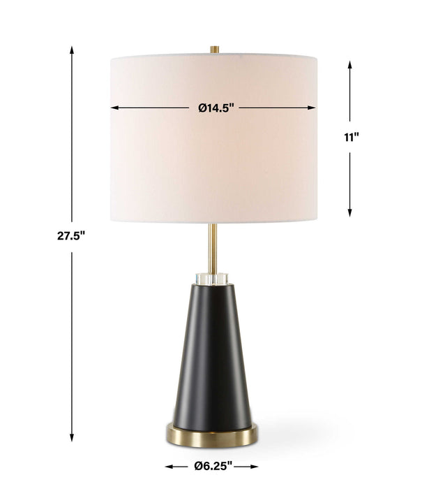 Table Lamp - White & Black