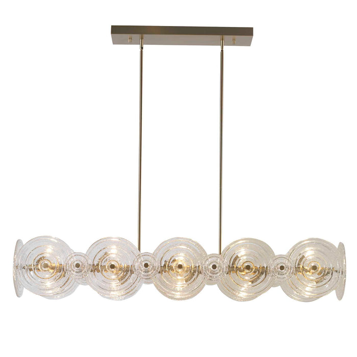 Cirque - 10 Light Chandelier - Brass
