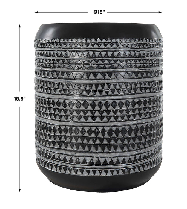 Cutting Edge - Tribal Accent Table - Black