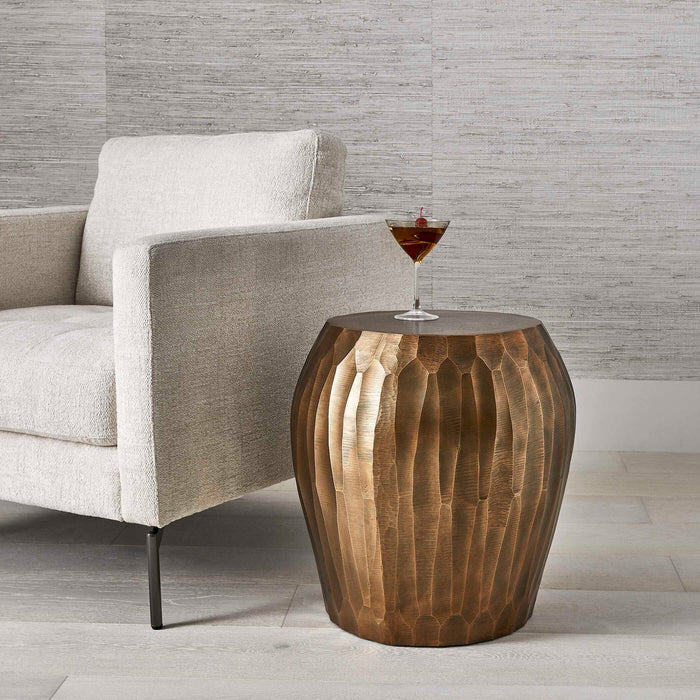 Jardiniere - Accent Table - Brass