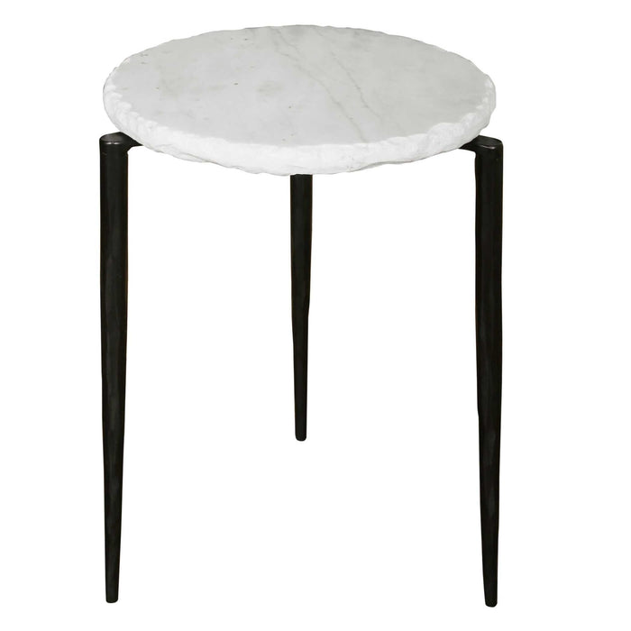 Zoey - Accent Table - Black / White