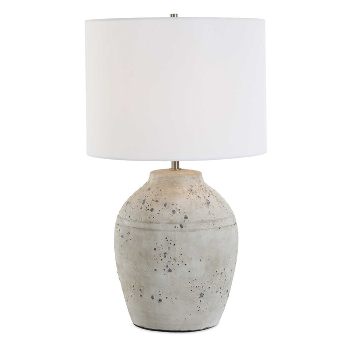 Table Lamp - Distressed Whitewash