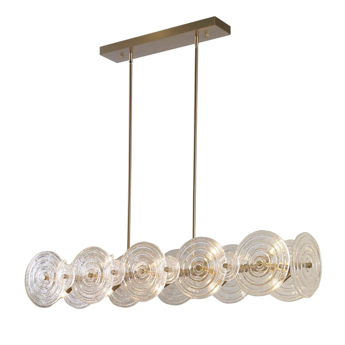 Cirque - 10 Light Chandelier - Brass