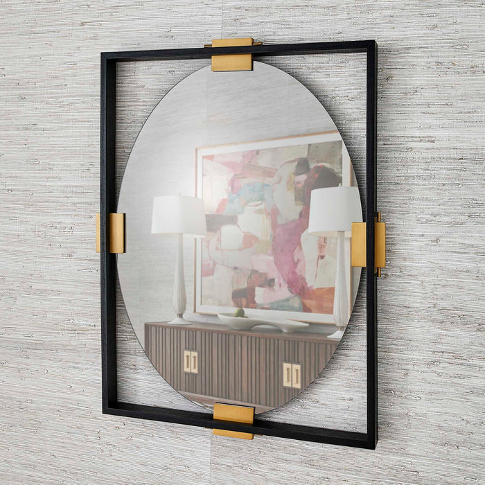 Clutch - Mirror - Black / Brass / Gold