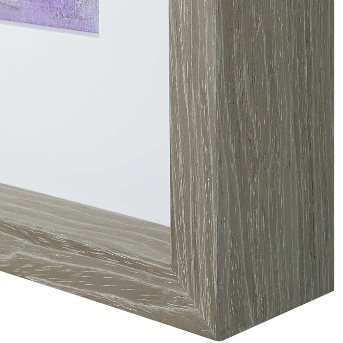 Torrent - Abstract Art Framed Print - Pink