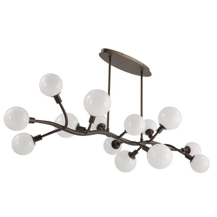 Meandering - 14 Light Pendant