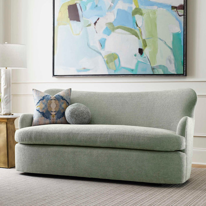 Back To You - Framed Canvas - Blue / Brown / Green