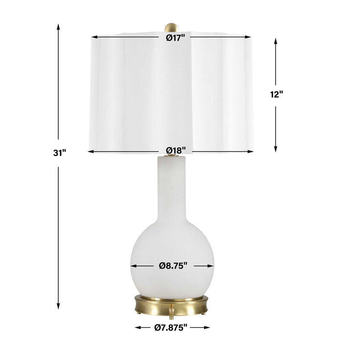 Light Hearted - Table Lamp - White