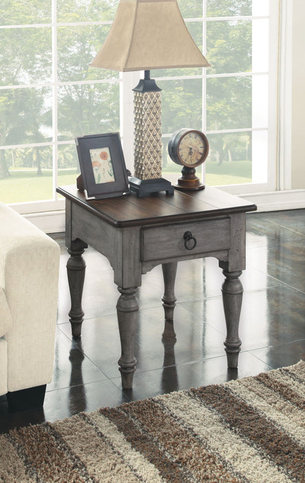 Plymouth - End Table - Gray