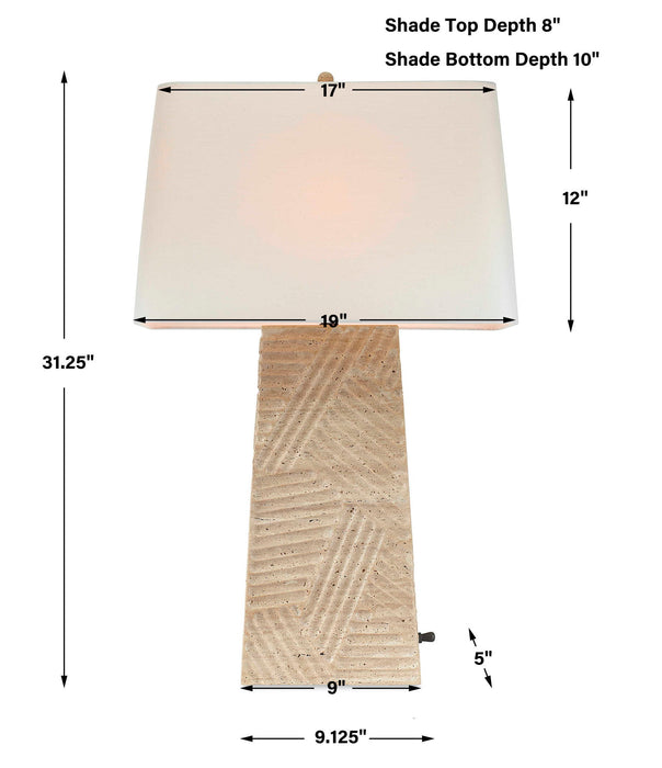 Diagram - Table Lamp - Beige