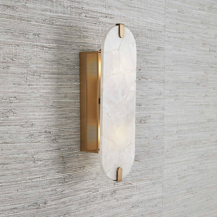 Lustrous - 2 Light Sconce - Brass
