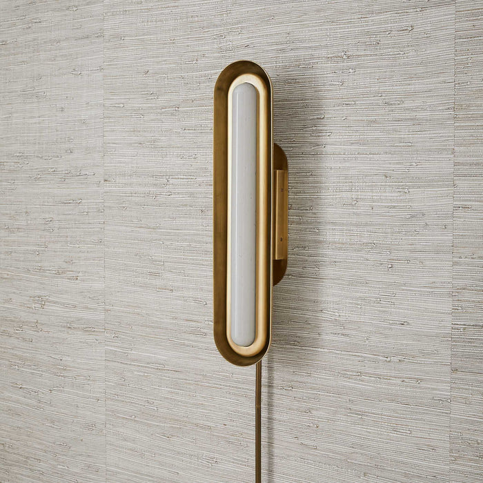 Dot Dash - 1 Light Sconce - Brass