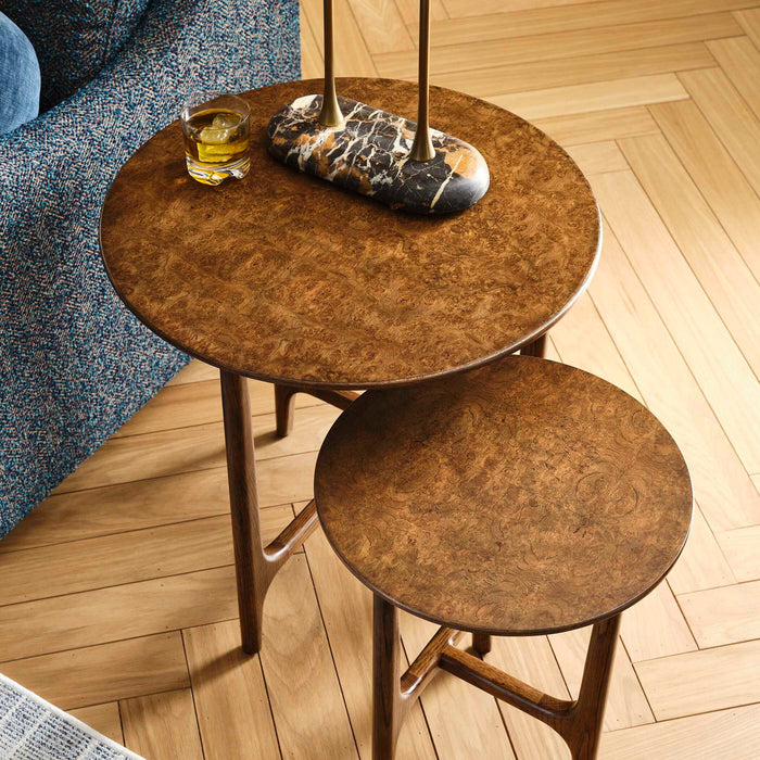 Stow Away - Nested Side Tables (Set of 2) - Woodtone