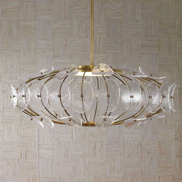 Ufo - 1 Light Pendant - Brass