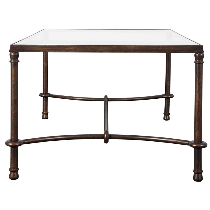 Warring - Iron Coffee Table - Dark Brown