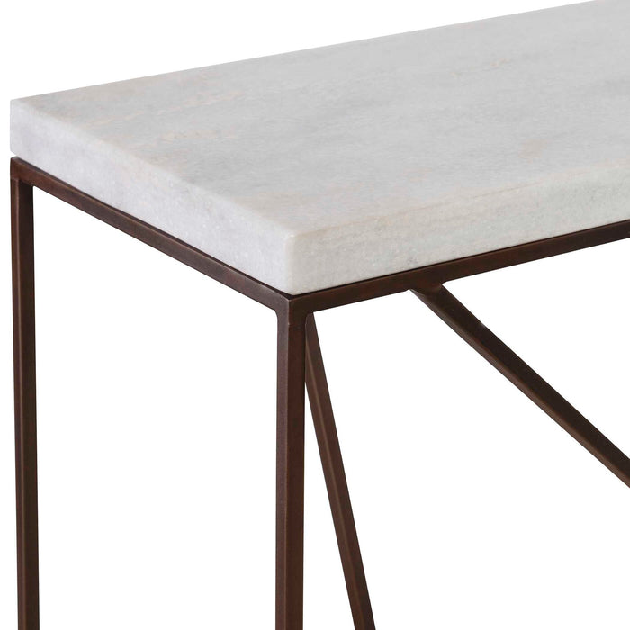 Pick Up Sticks - Console Table - Bronze / White