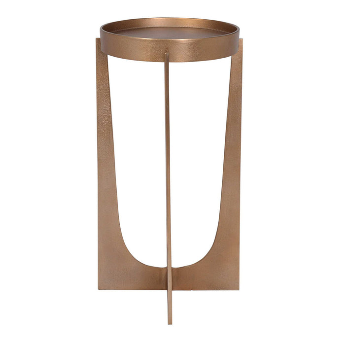 24.3" Accent Table - Gold