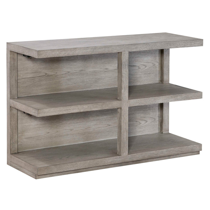 Haven - Short Sofa Table - Gray / Woodtone
