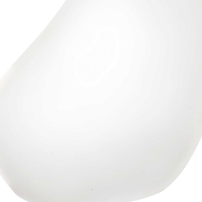 Ghost - Accent Table - Brass / White