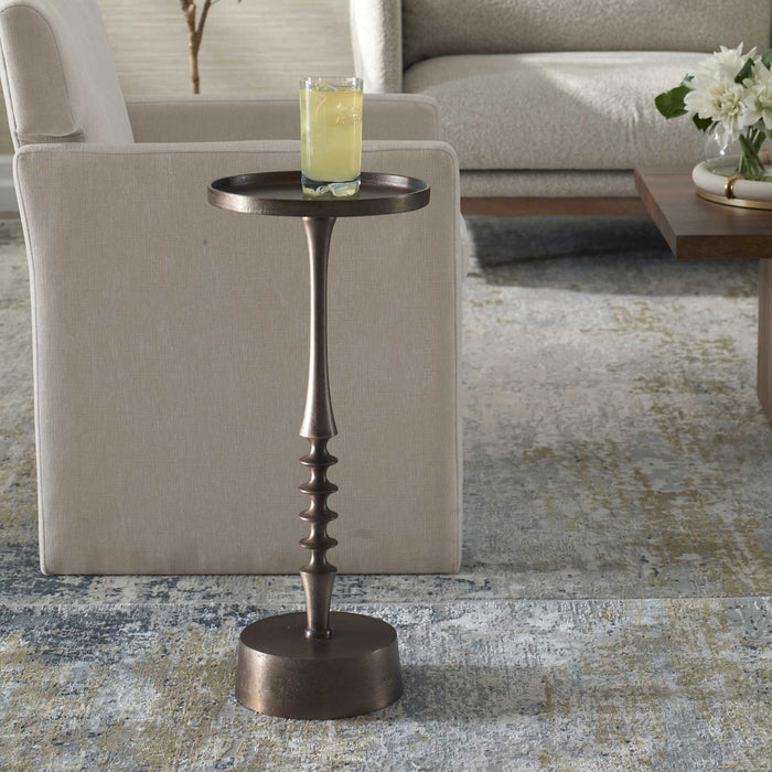 Accent Table - Antique Bronze