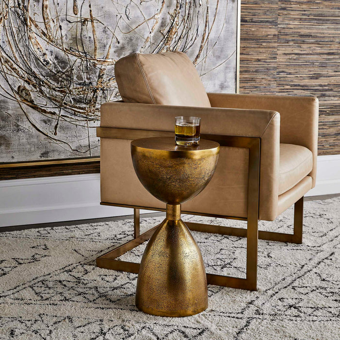 Coup - Side Table - Brass