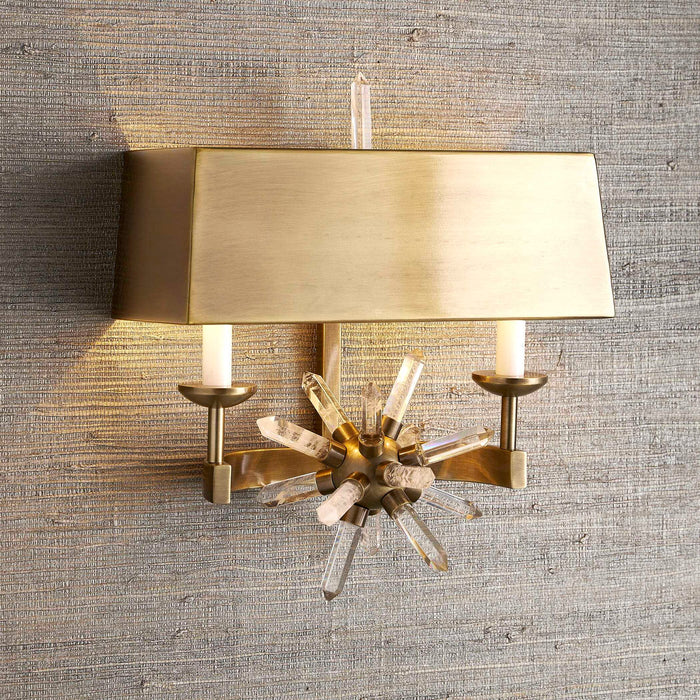 Star Quartz - 2 Light Sconce