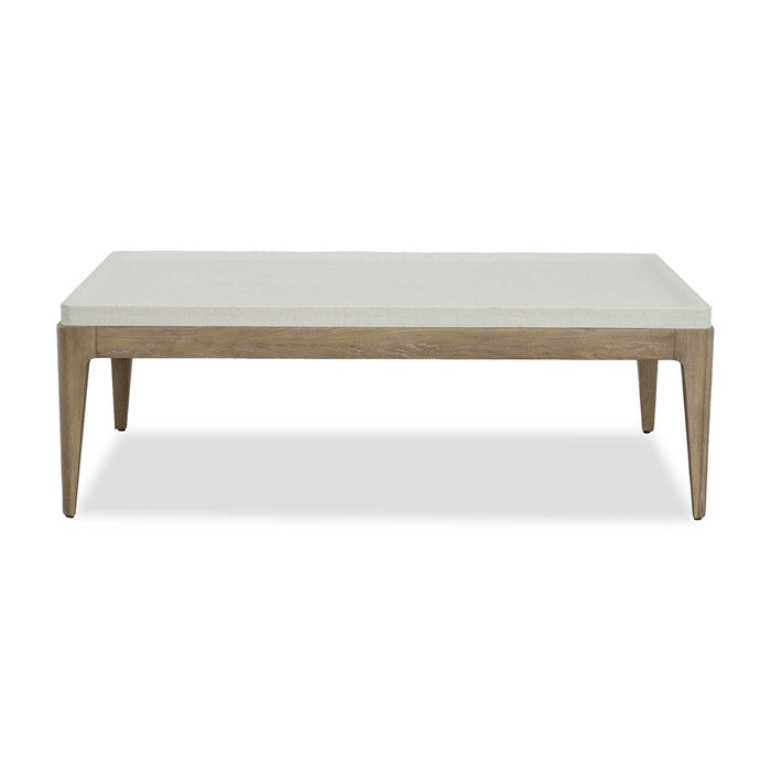 Linen Coffee Table - White