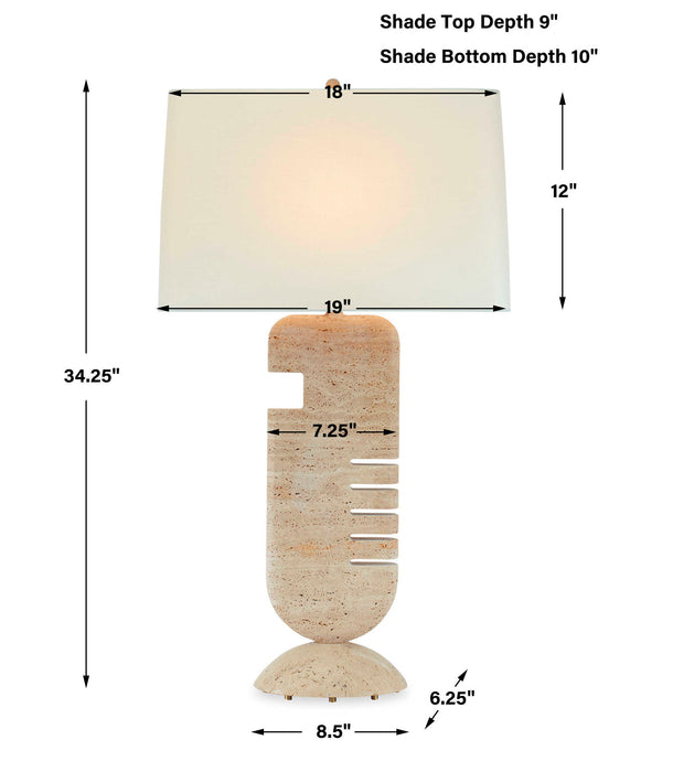Ancient Lore - Table Lamp - Beige