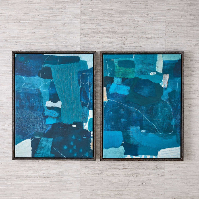Wait Until Dusk - Framed Canvas Diptych (Set of 2)