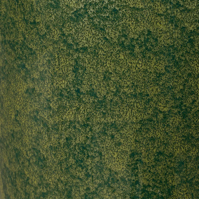 Table Lamp - Dark Green & Beige