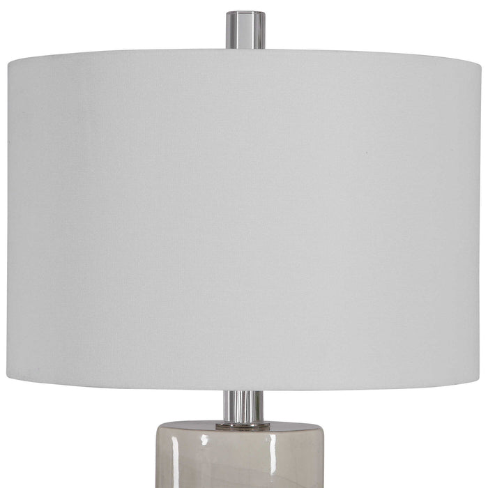 Zesiro - Modern Table Lamp - Pearl Silver