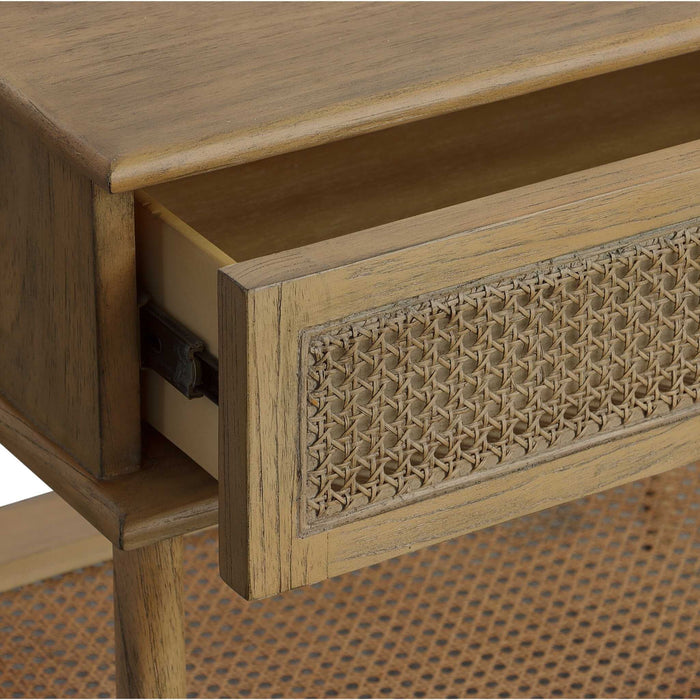 Coast - Rattan Cane Side Table - Light Brown