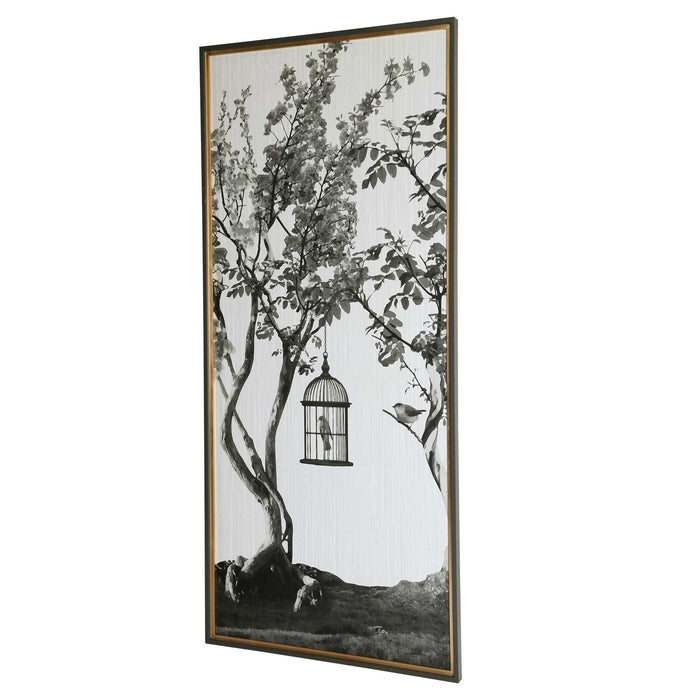 Woodland Songbird - Framed Print - Left