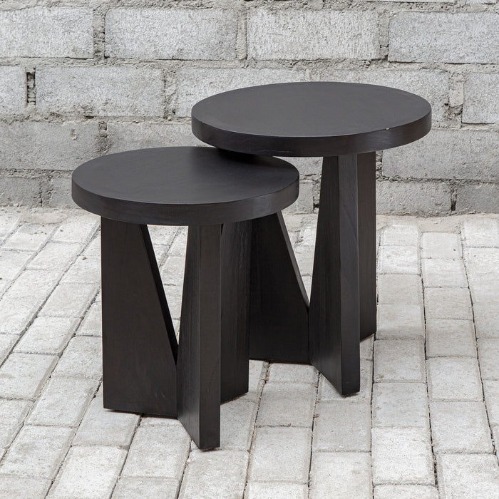 Nadette - Nesting Tables (Set of 2) - Black