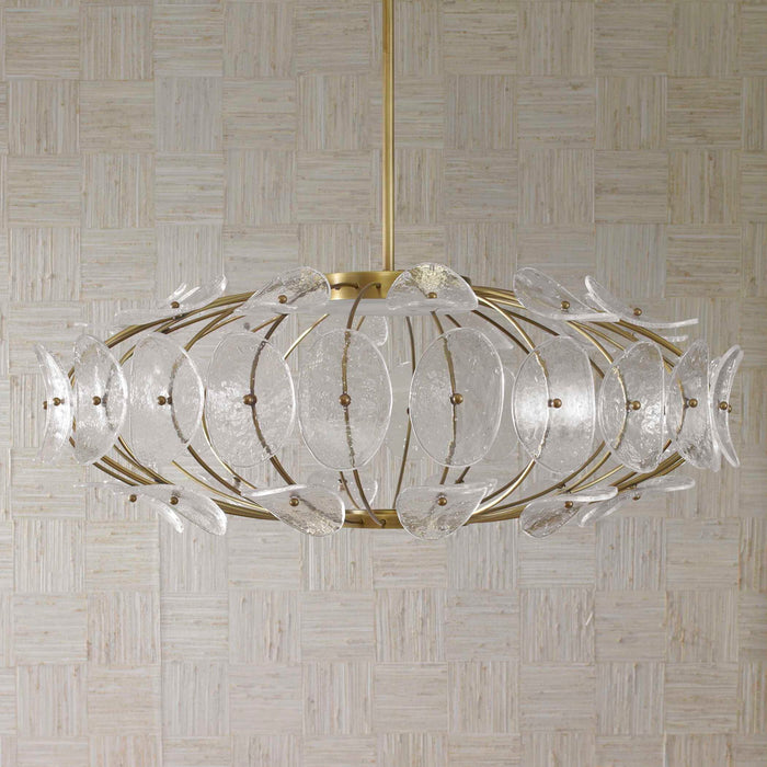 Ufo - 1 Light Pendant - Brass