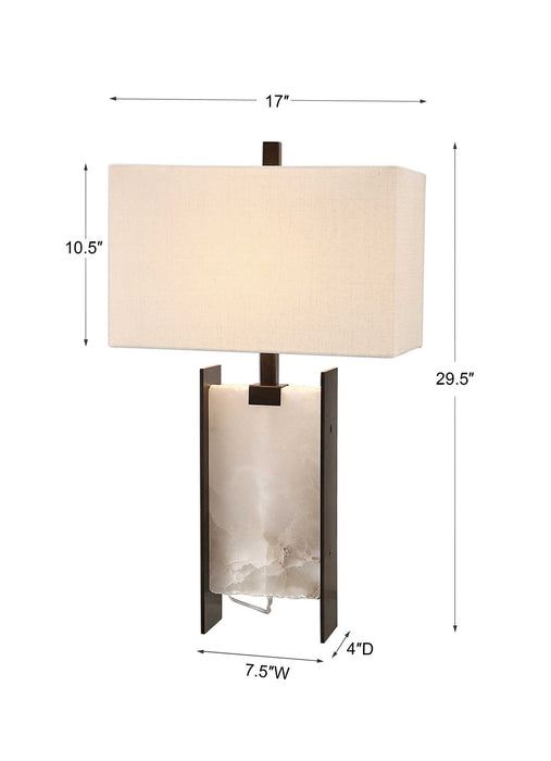 Mackena - Table Lamp - Bronze / White
