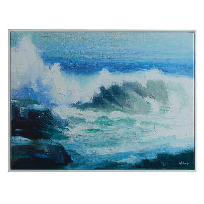 Framed Canvas - Blue