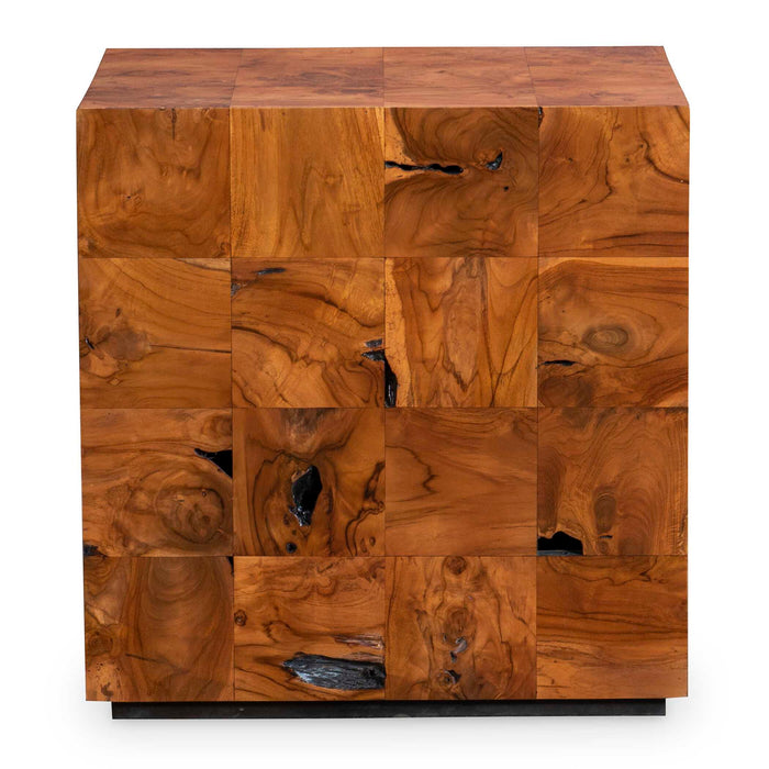 Teak Tac Toe - End Table