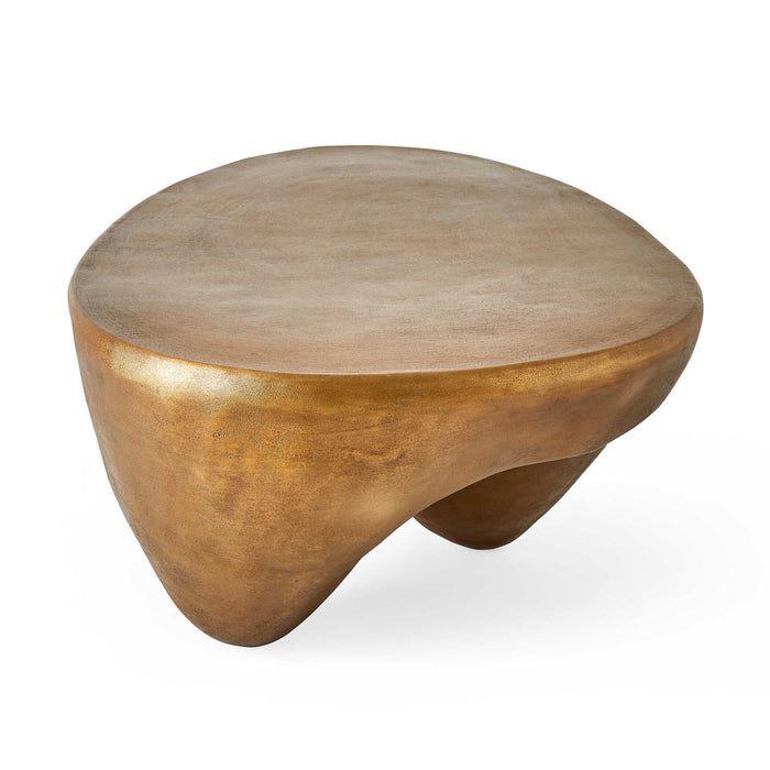 Golden Basin - Coffee Table - Brass