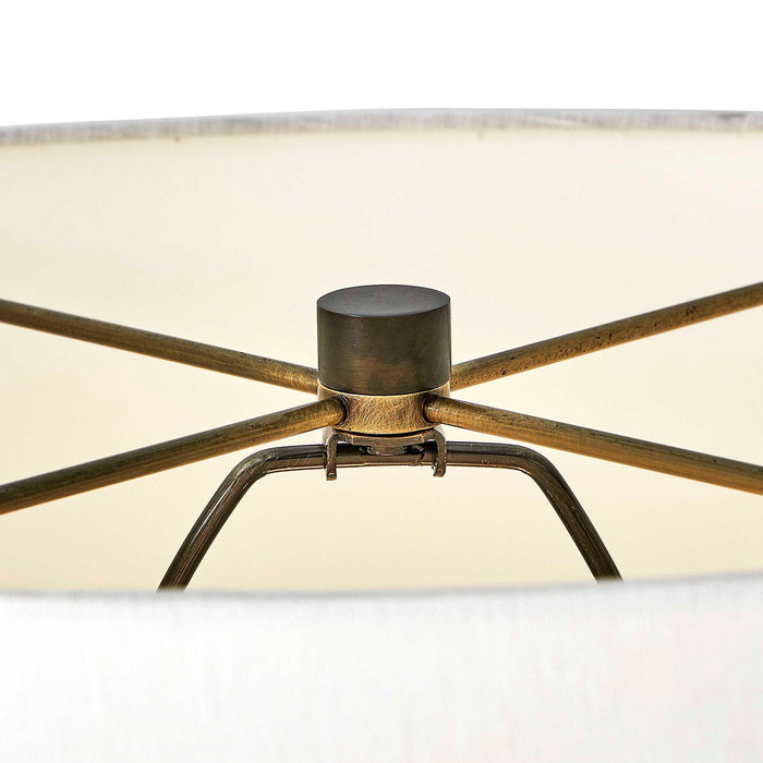 Grotto - Table Lamp - Brown / White