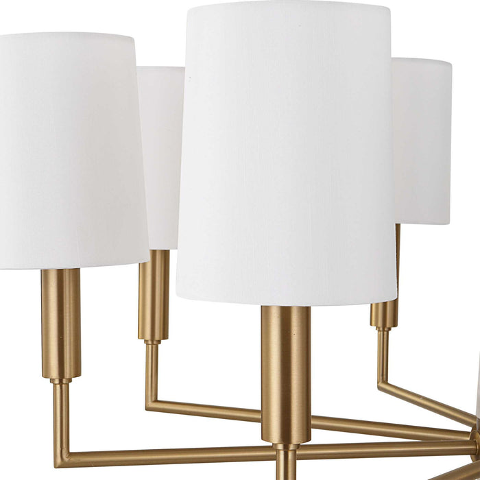 Gathering - 8 Light Chandelier - Brass