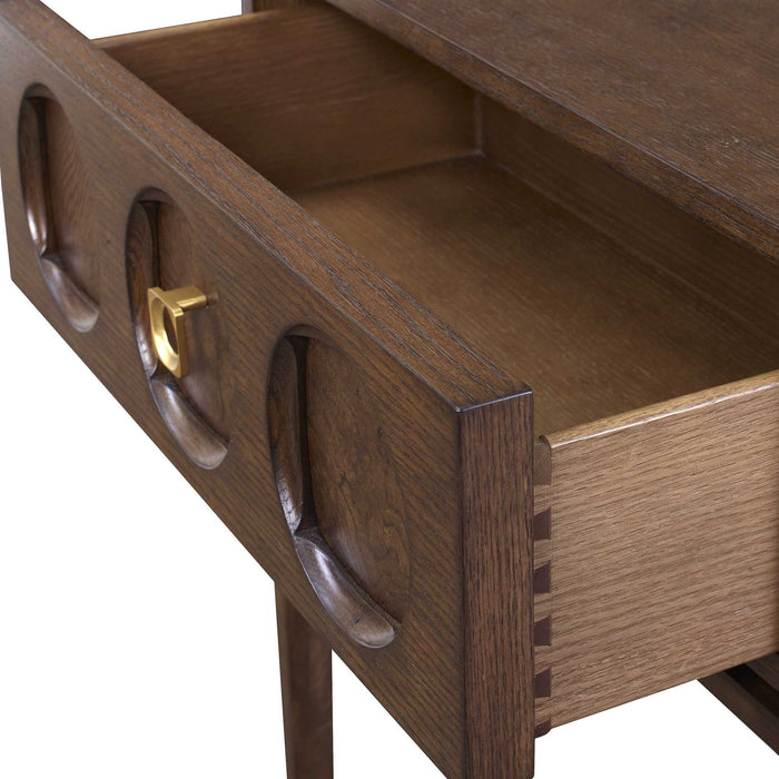 Roundabout - Side Table - Cocoa Brown